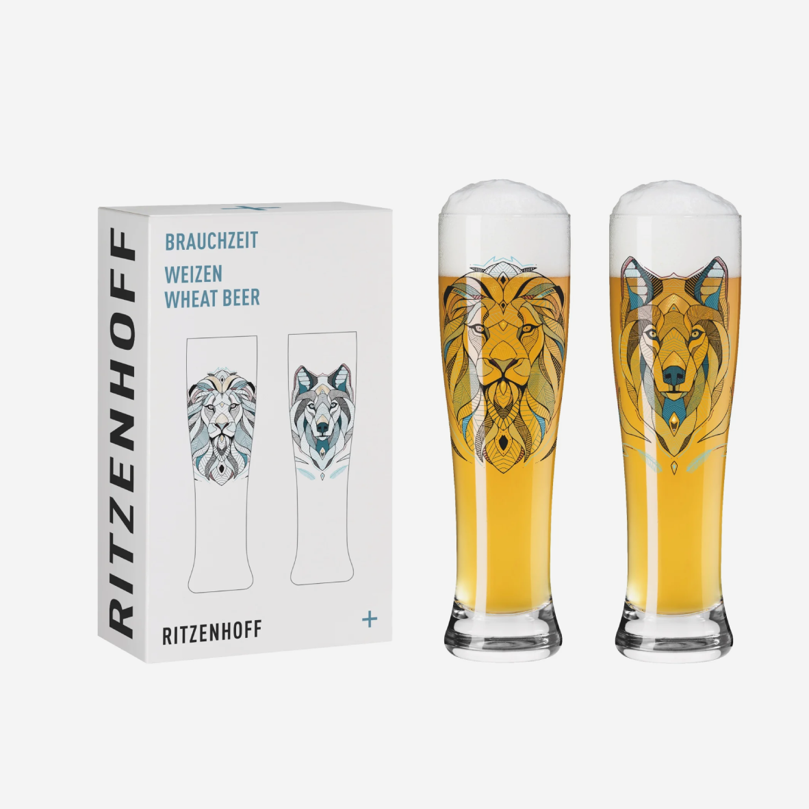 Brauchzeit Wheat Beer Glass Set - Andreas Preis