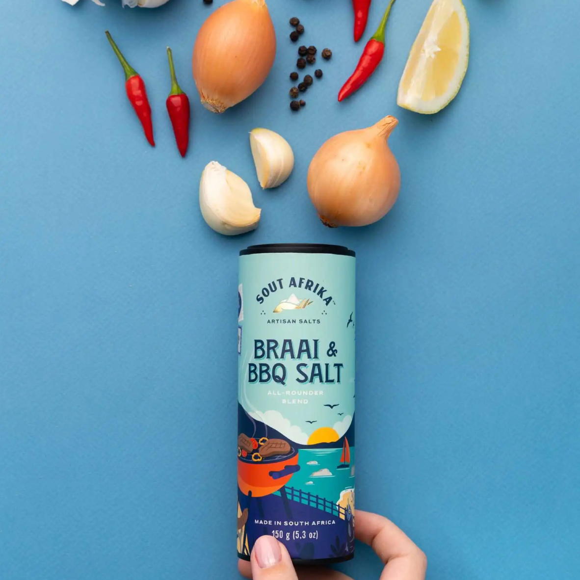 Funky Ouma Sout Afrika - Braai & BBQ Salt