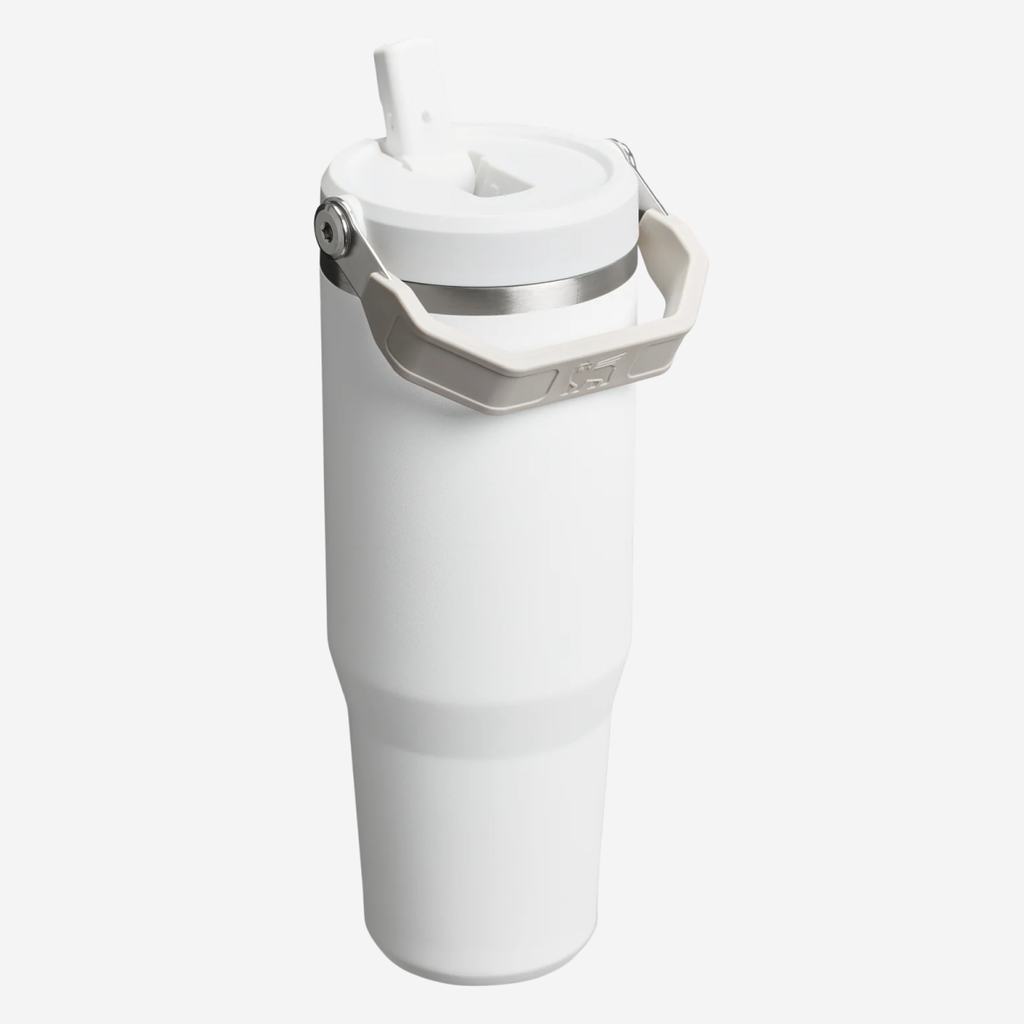 The IceFlow Flip Straw Water Bottle 890ml - Frost
