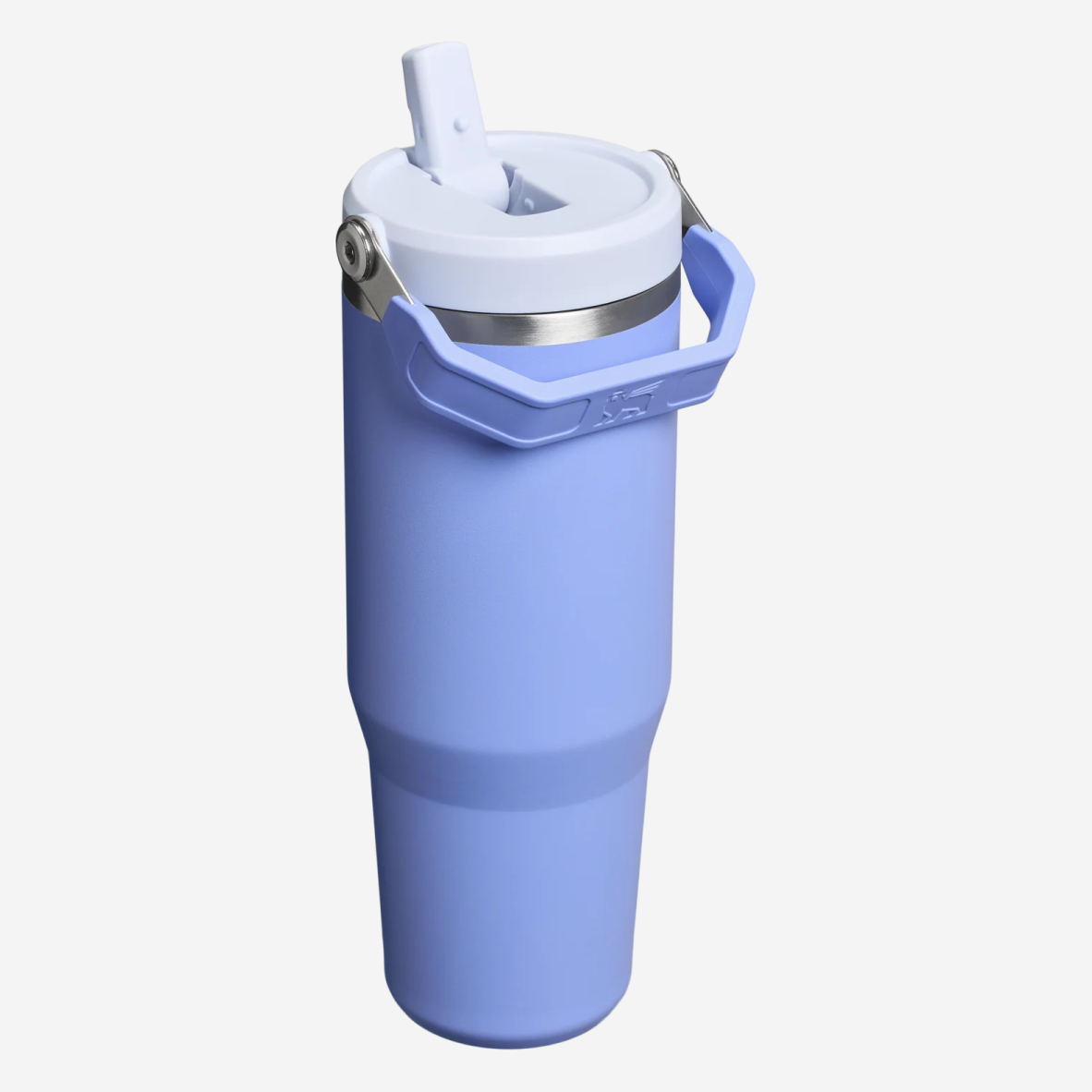 The IceFlow Flip Straw Water Bottle 890ml - Hydrangea