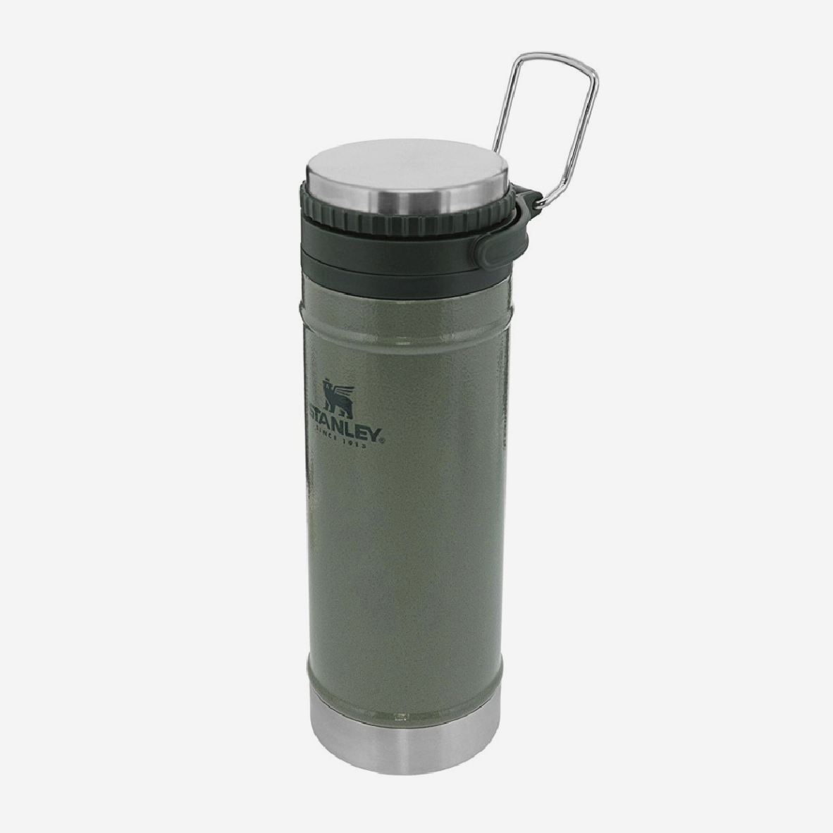 The Classic Travel Press 470ml - Hammertone Green