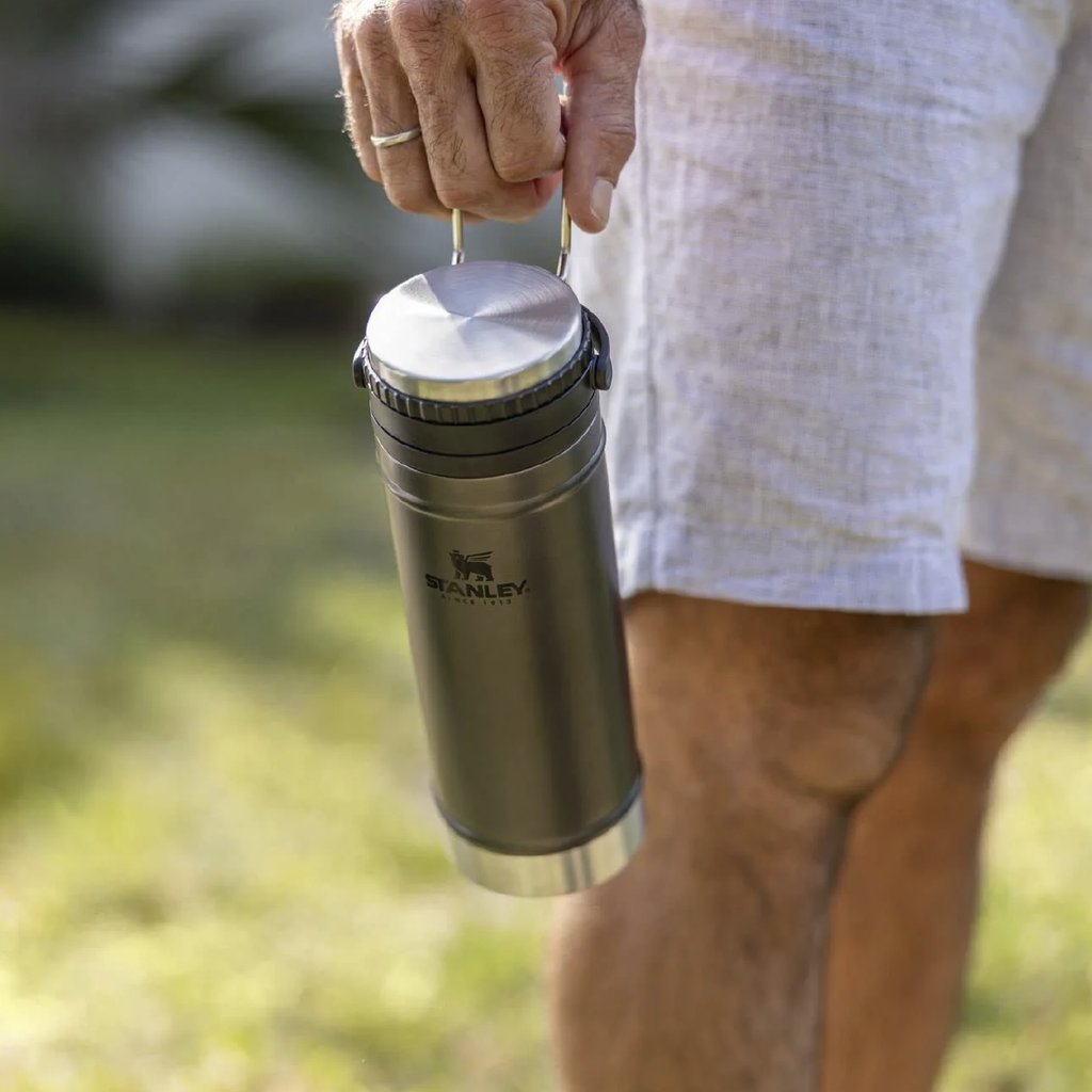 The Classic Travel Press 470ml - Hammertone Green