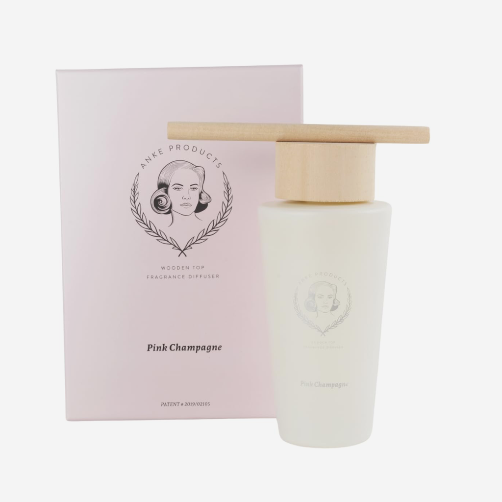 Wooden Top Foyer Diffuser - Pink Champagne