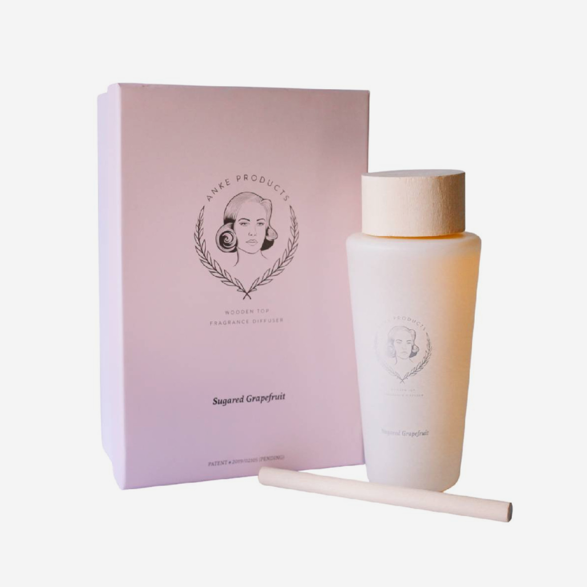 Wooden Top Foyer Diffuser - Sugared Grapefruit