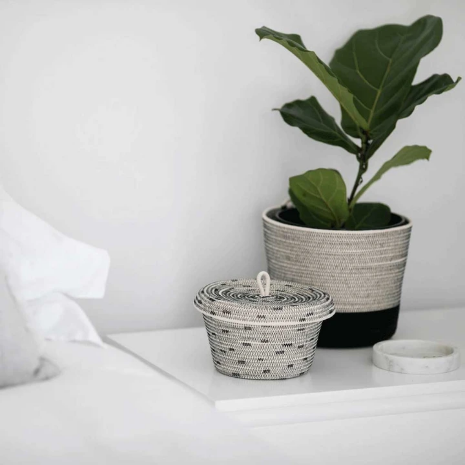 Lidded Basket - Stitch