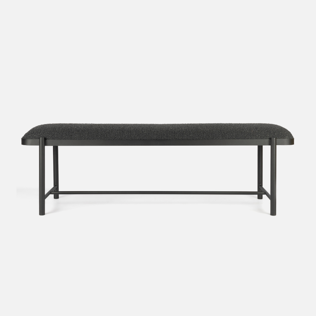 Malmo Bench + Oslo Headboard Combo - Midnight