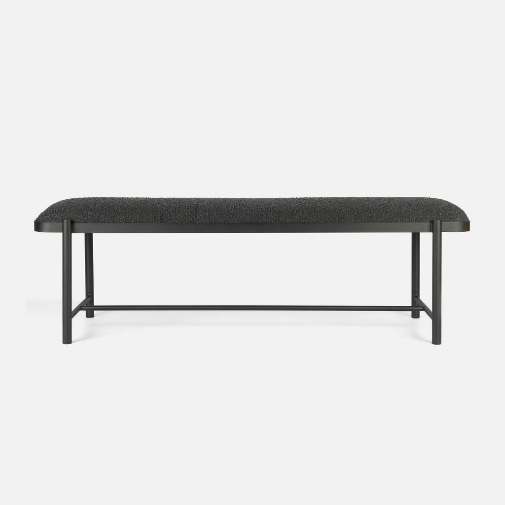 Malmo Bench + Oslo Headboard Combo - Midnight