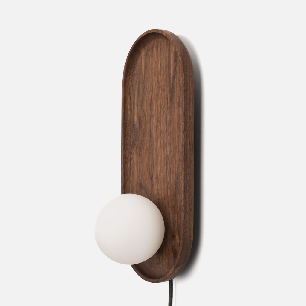 Luna Wall Lamp - Walnut
