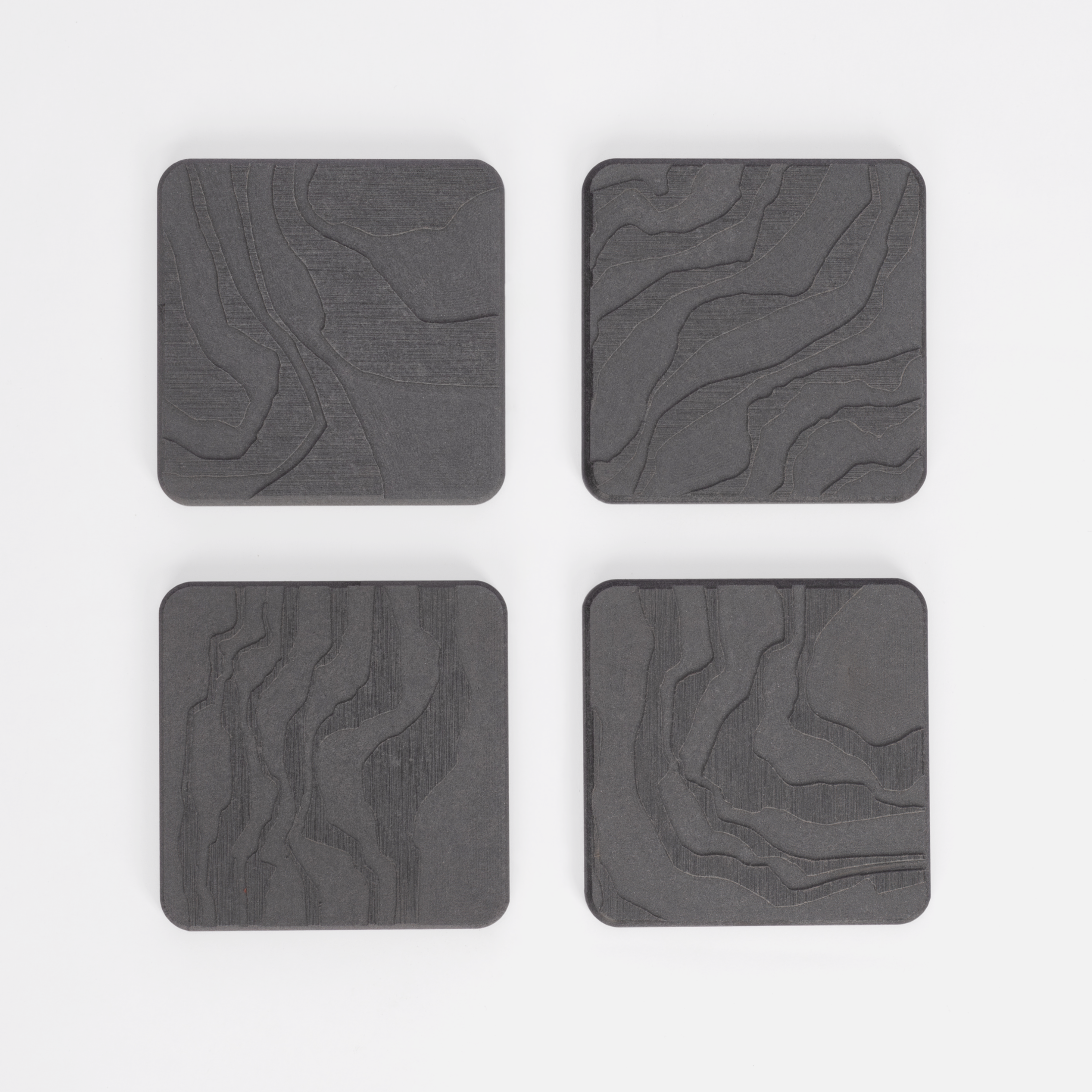 Iconomy x Hydro Hold - ErodeDiatomite Square Coasters Set