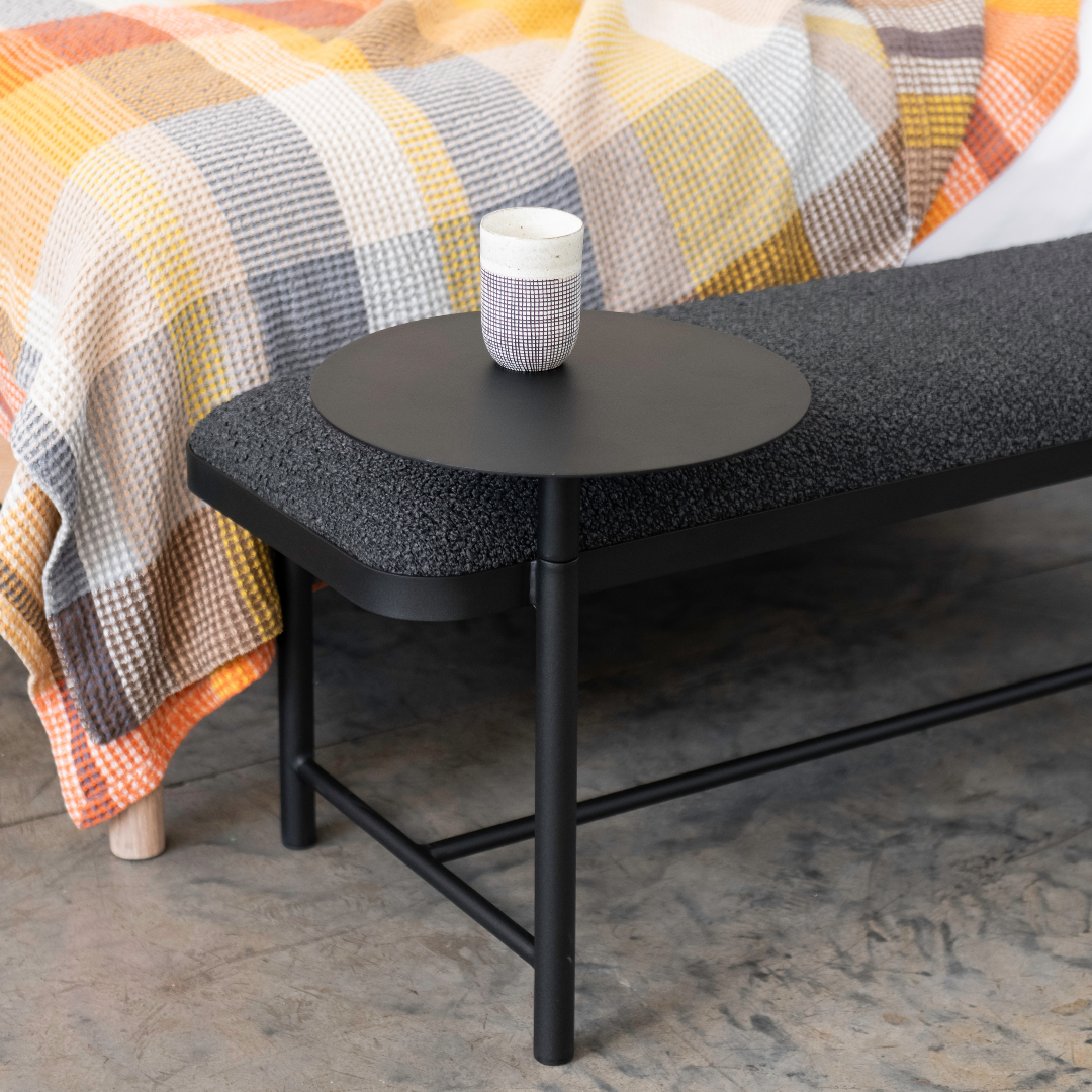 Malmo Bench + Oslo Headboard Combo - Midnight