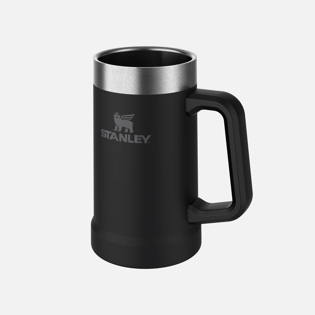 The Big Grip Beer Stein 700ml - Matte Black Pebble