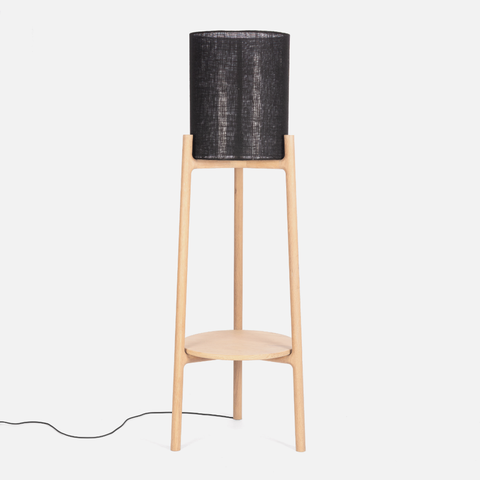 Scalla Floor Lamp - Black Mesh Shade