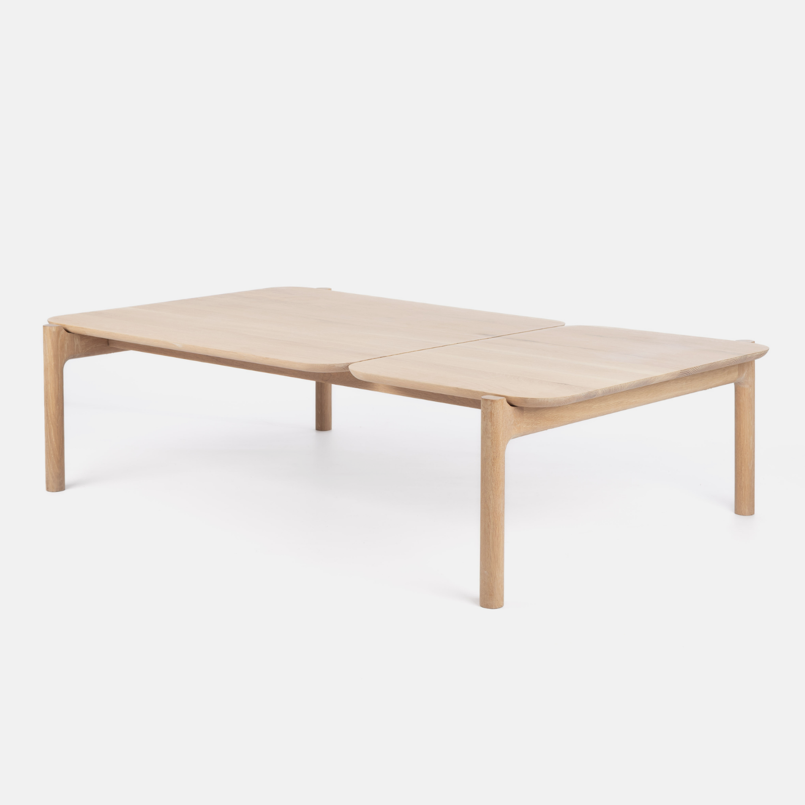 Akari Oversize Coffee Table - Solid Oak