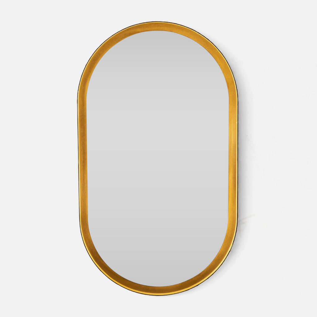 Halo Deep Frame Steel Pill Mirror