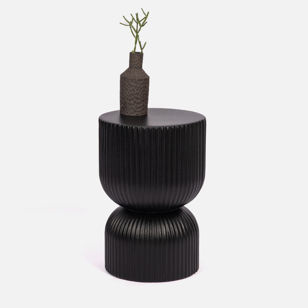 Leah Side Table - Black