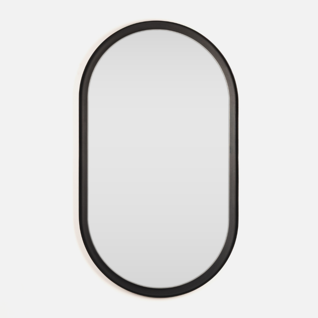 Halo Deep Frame Steel Pill Mirror