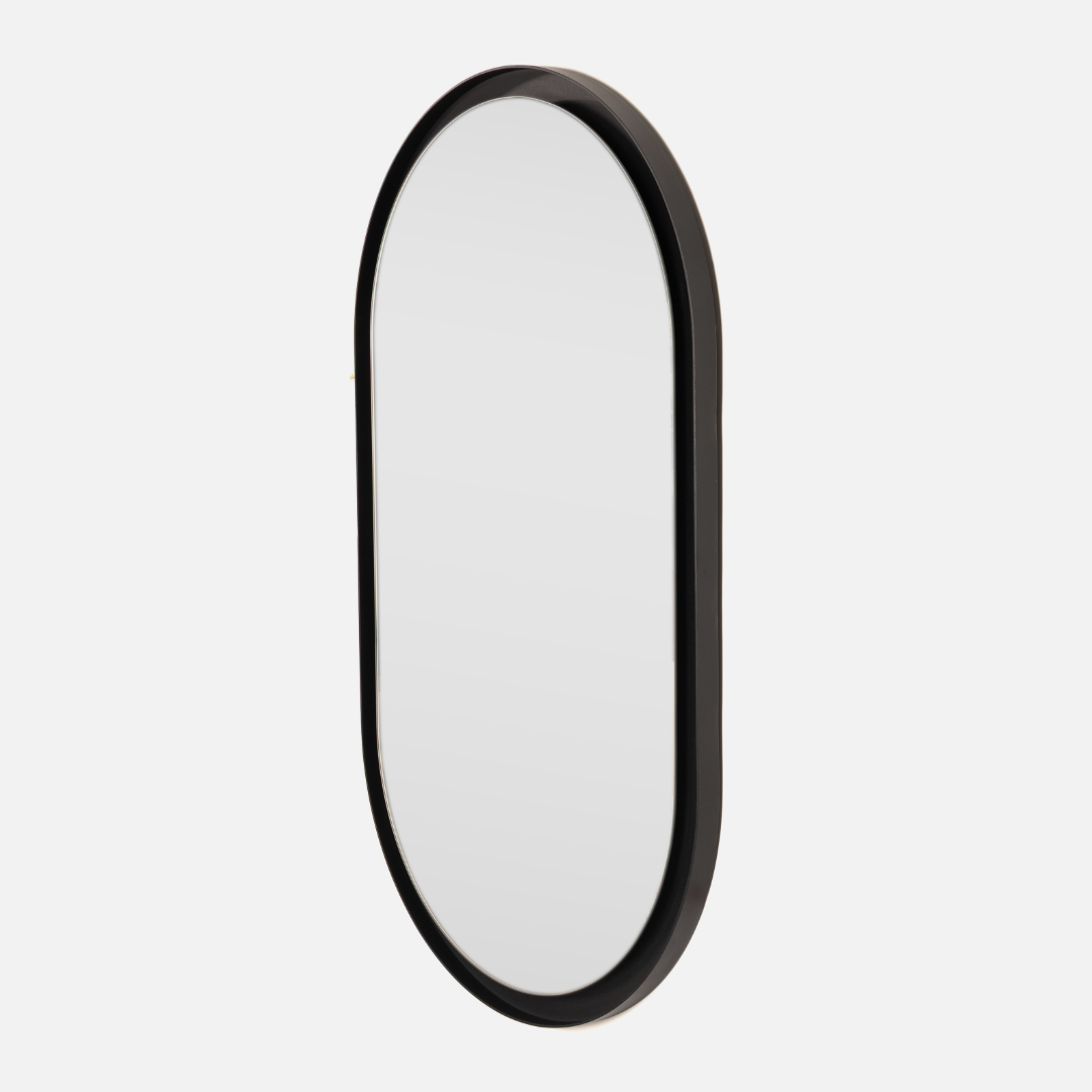 Halo Deep Frame Steel Pill Mirror