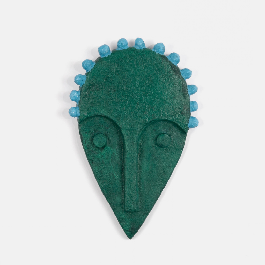 African Mask - Twana | Green
