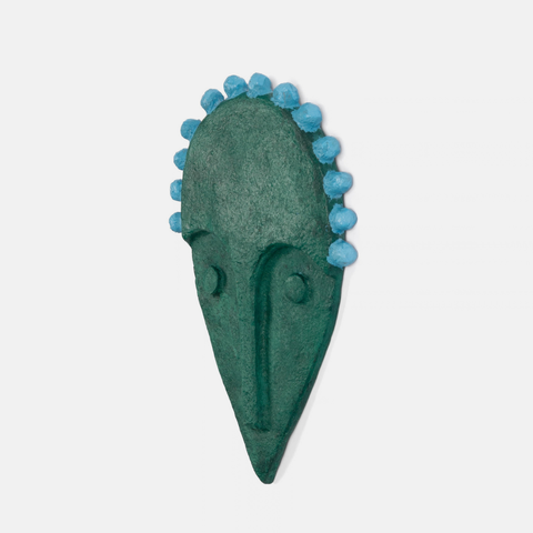 African Mask - Twana | Green
