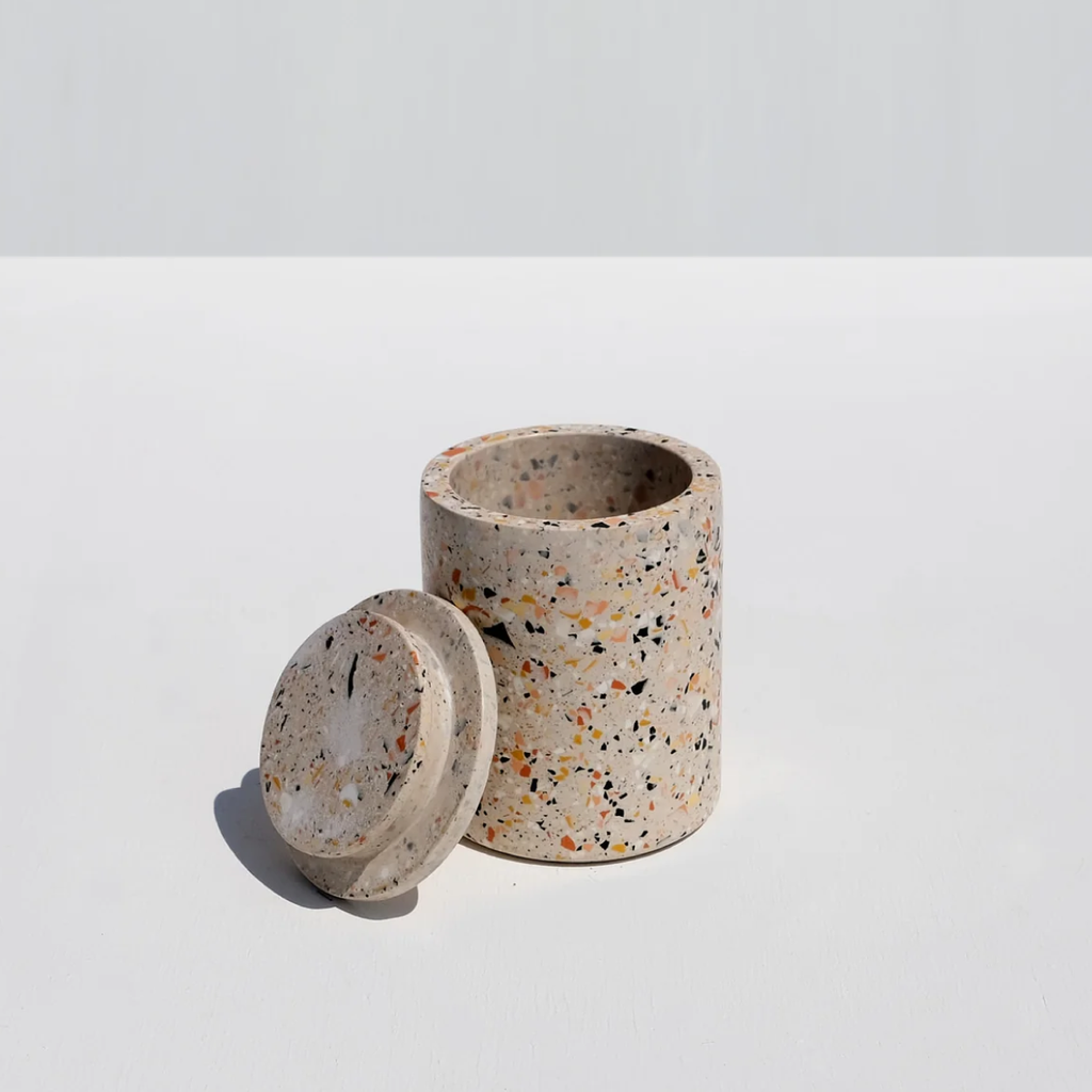 Tumbler With Lid - Terrazzo Nude