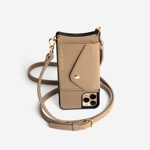 Hestia Crossbody iPhone 17 Set - Taupe