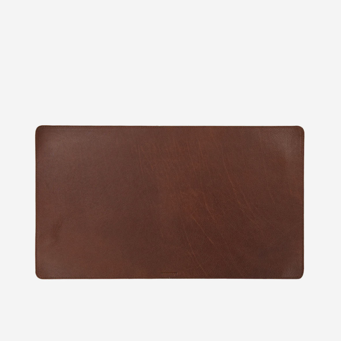Large Leather Desk Mat - Saddle