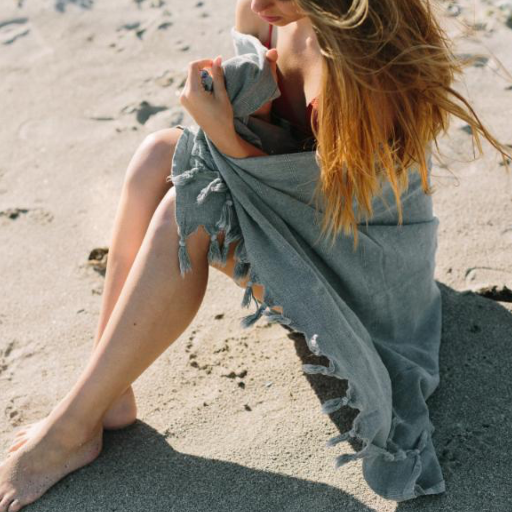 Turkish Towel - Stonewashed Light Grey