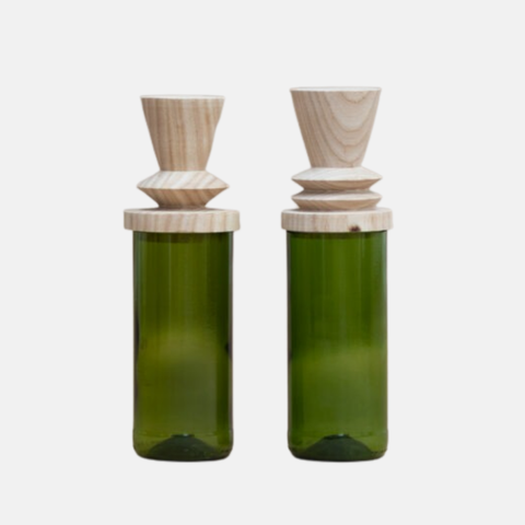 Cylinder Storage Jars (Set of 2) - Kalahari