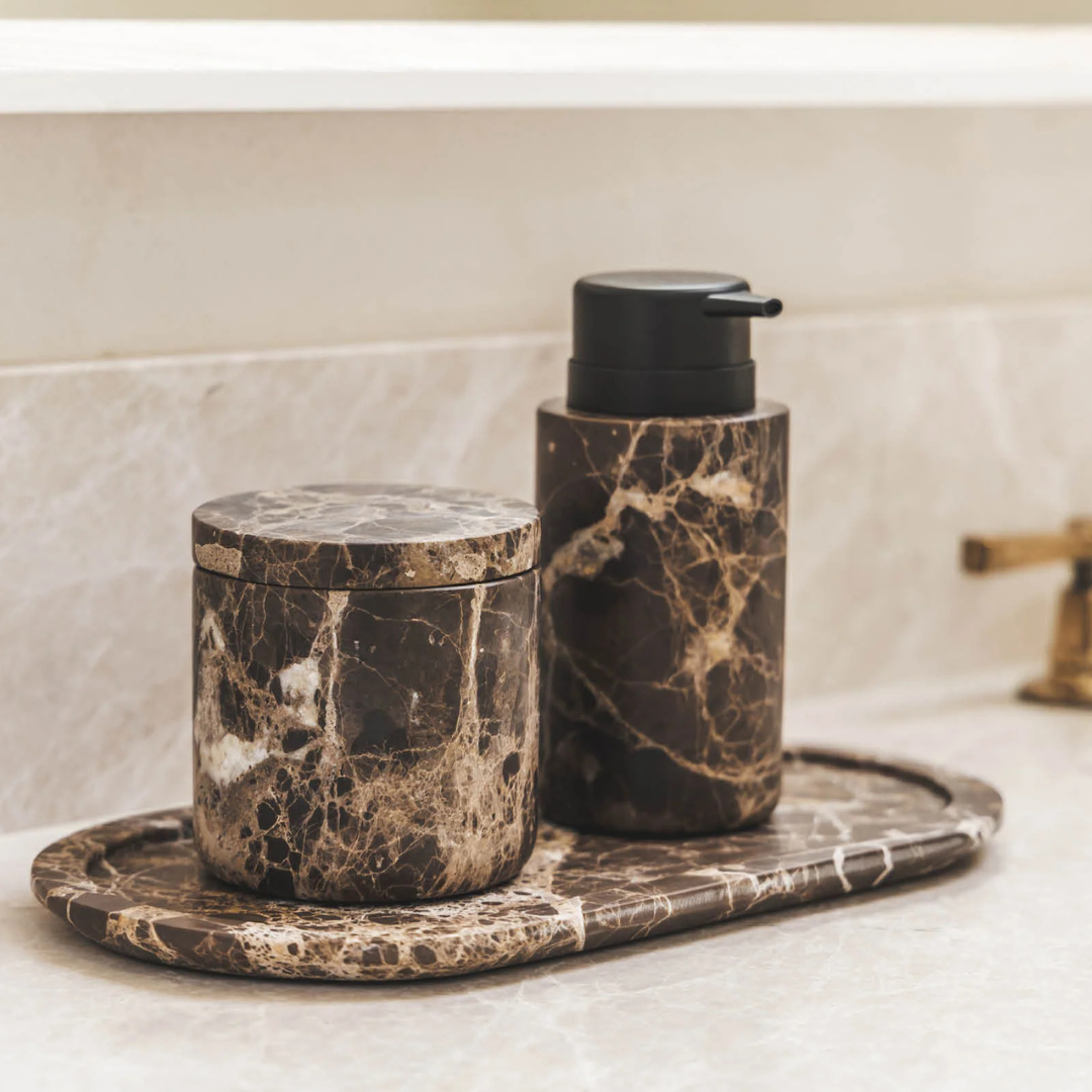 Divine Bathroom Canister - Dark Chocolate