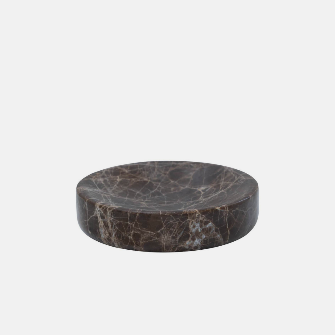 Divine Round Soap Dish - Dark Chocolate