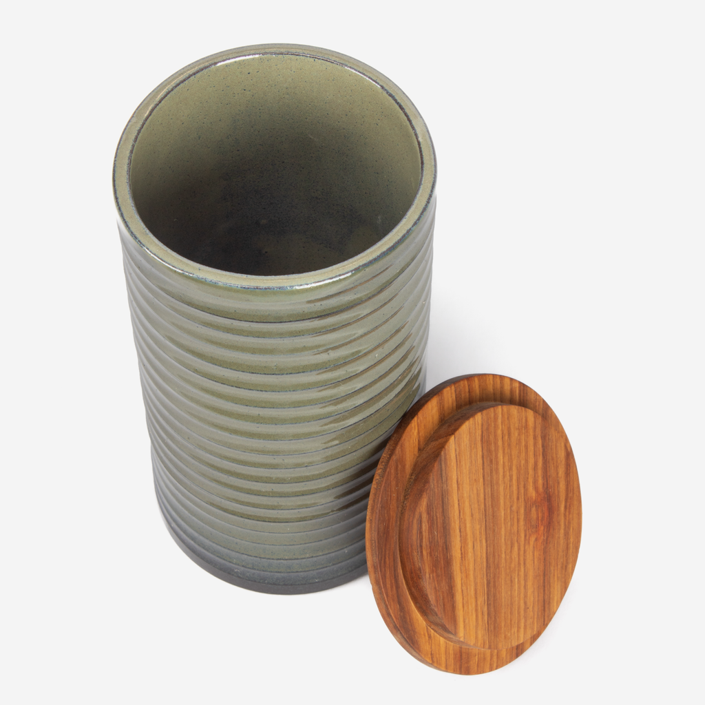 Dry Goods Jar & Lid / Large - Sea Green