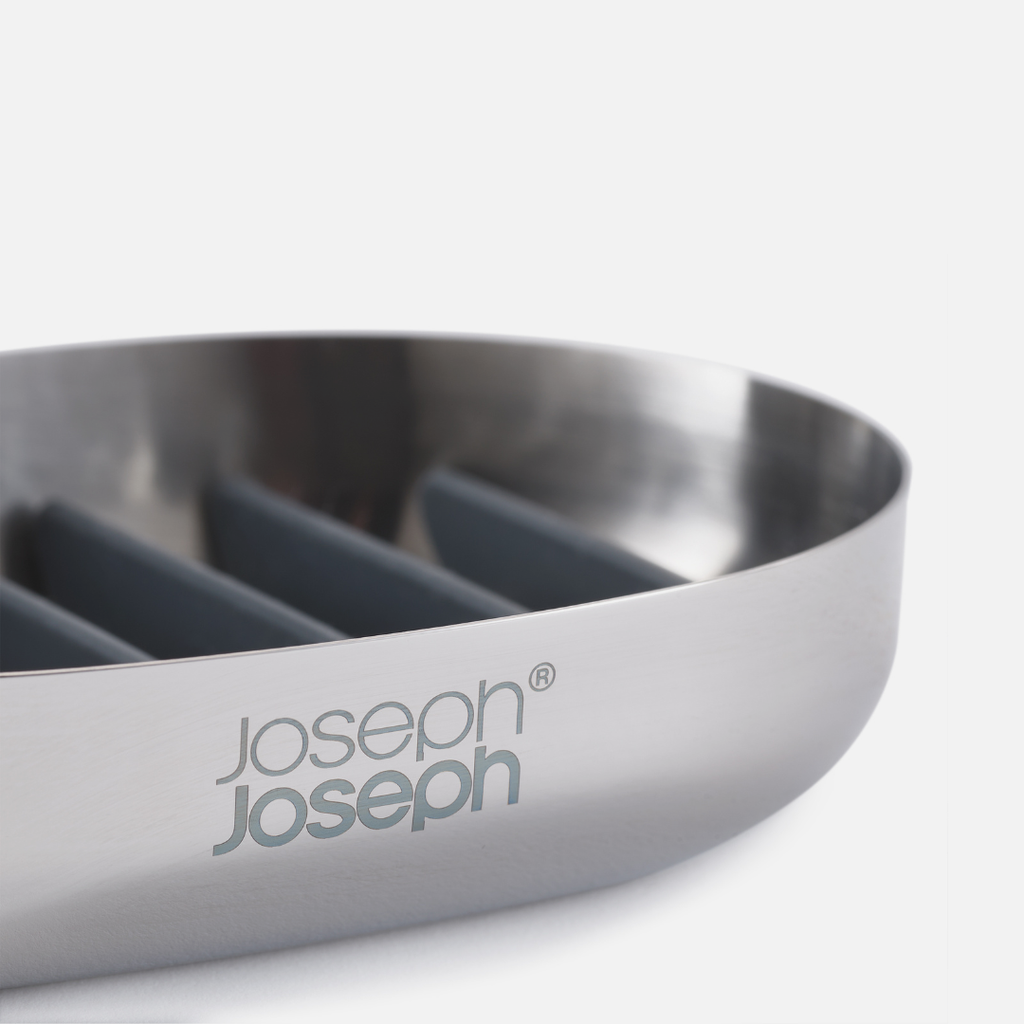 EasyStore™ Luxe Stainless-Steel Soap Dish