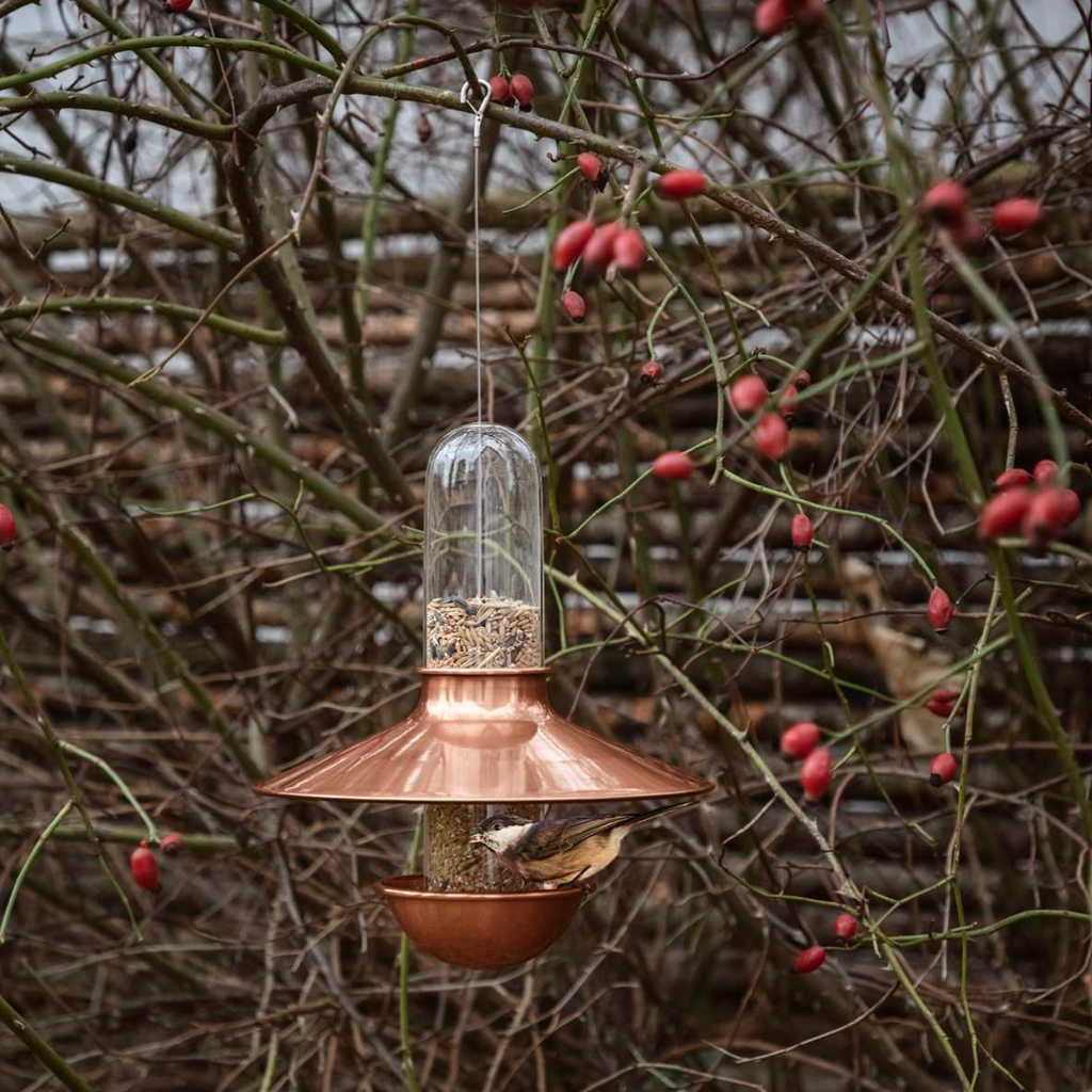 Deluxe Bird Feeder - Copper
