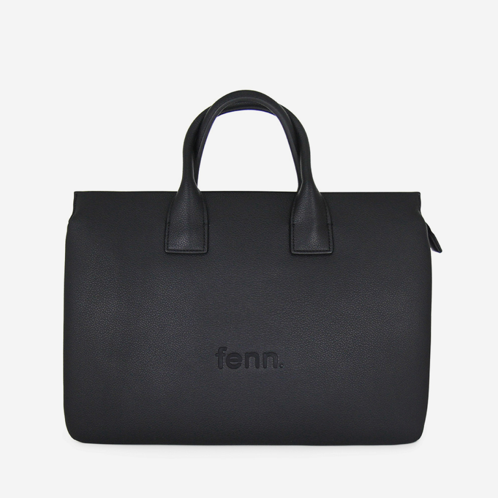 Laptop Bag - Black - Gold Zip