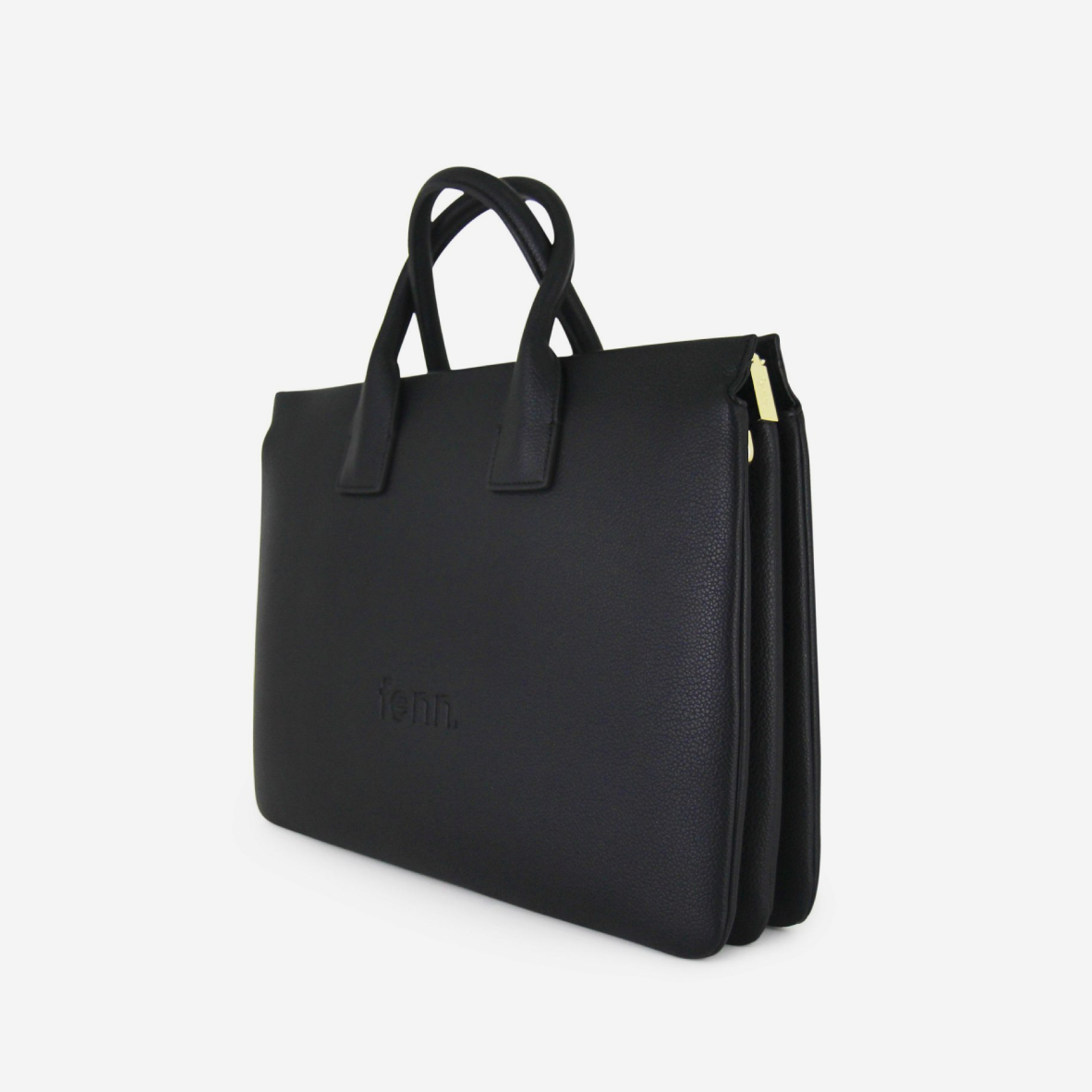 Laptop Bag - Black - Gold Zip