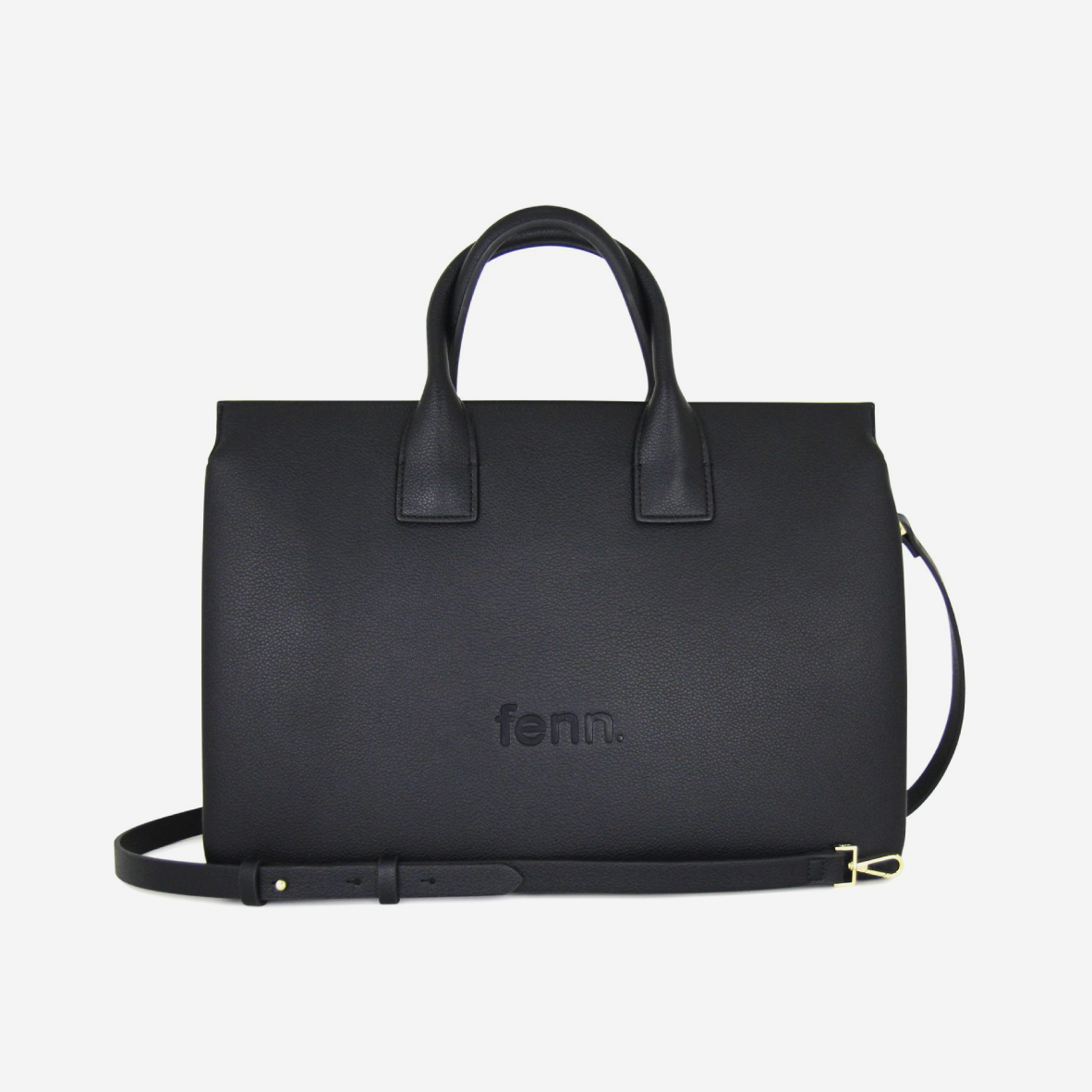 Laptop Bag - Black - Gold Zip