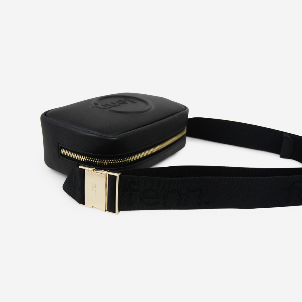 Pouch Bag - Black - Canvas Strap