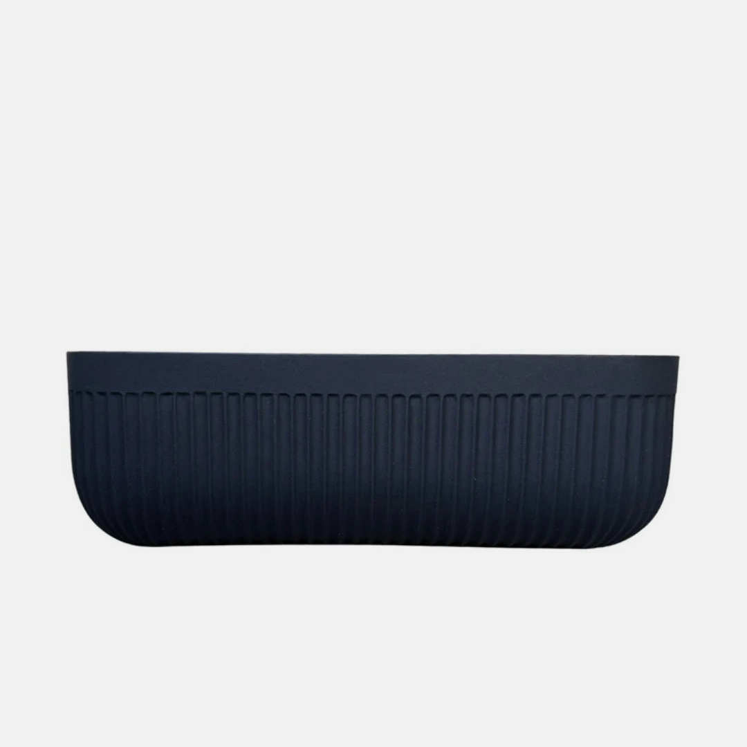 Flute Window Box Planter - Lead