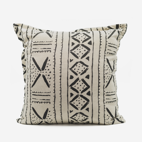African Mud Cloth Scatter Cushion - Shield