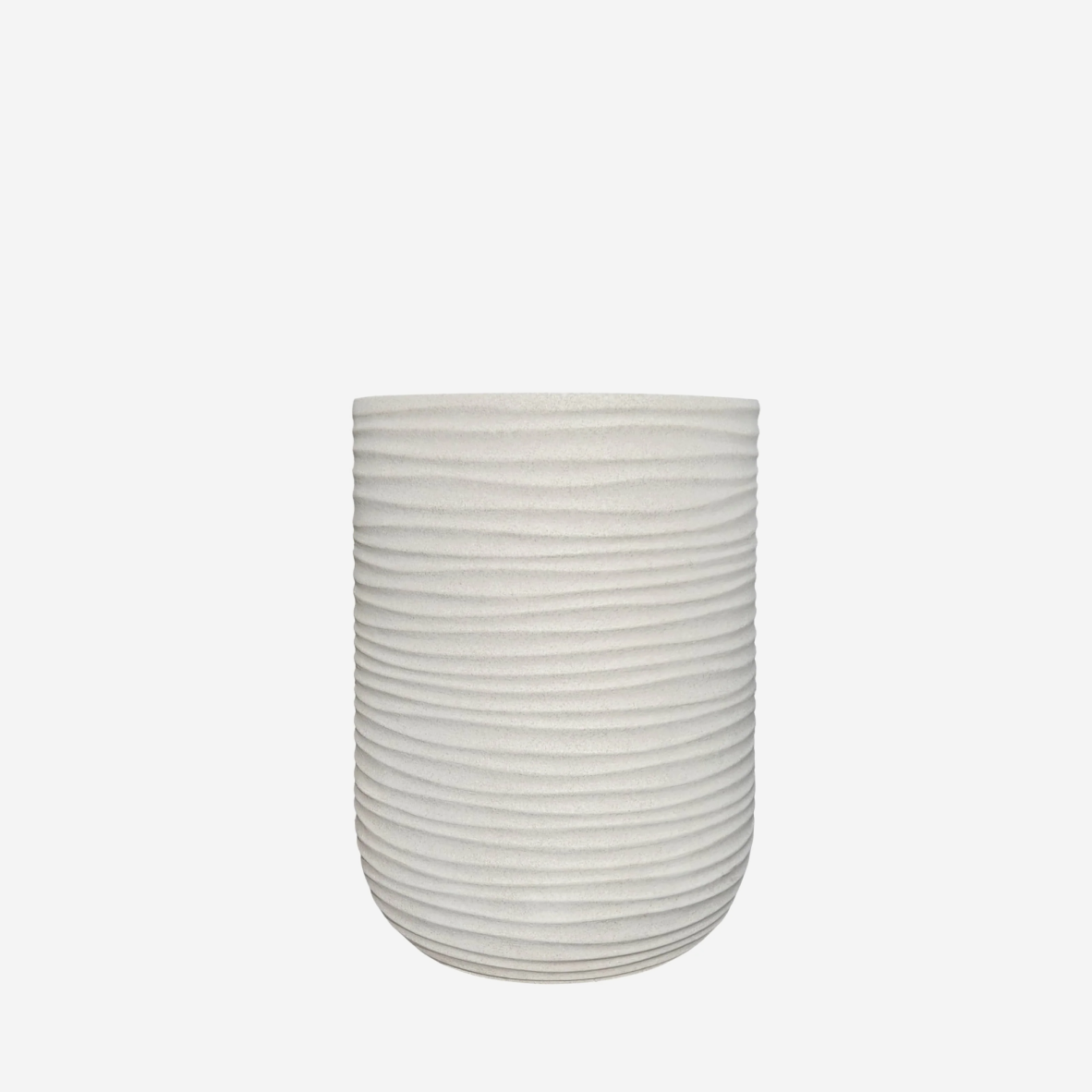 Lagoon Tall Planter - Off White