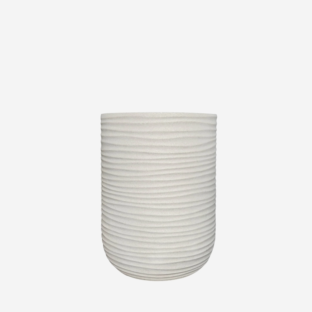 Lagoon Tall Planter - Off White