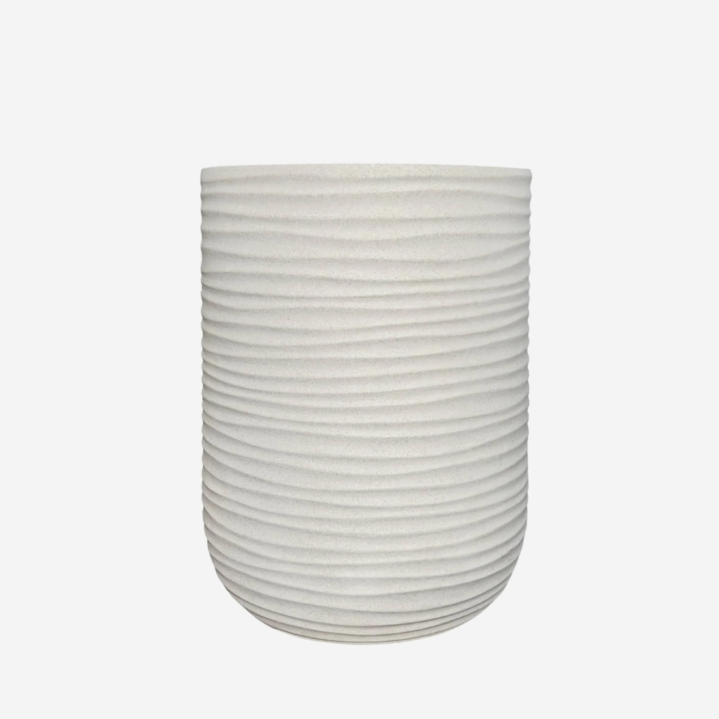 Lagoon Tall Planter - Off White