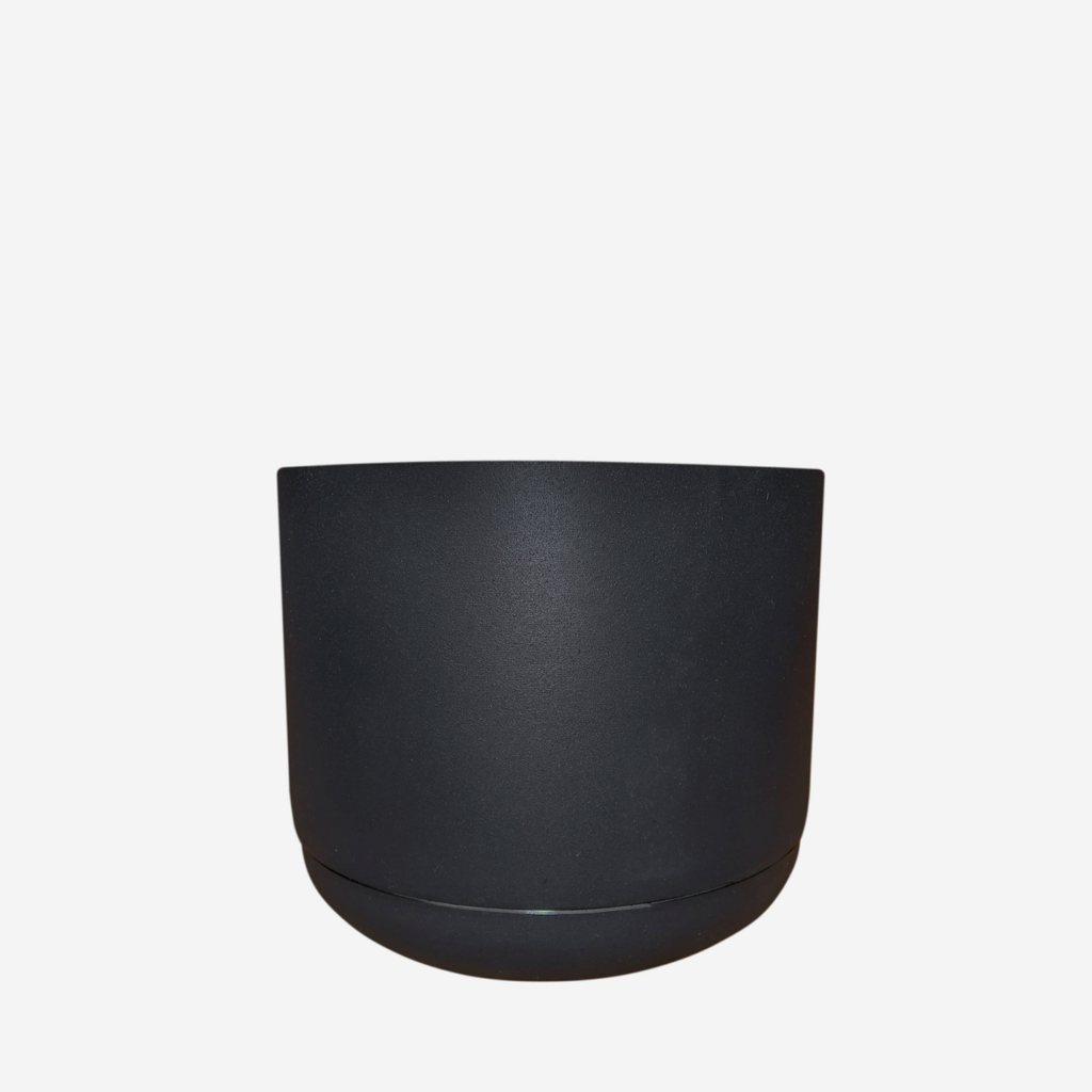 Match Planter & Saucer - Lead