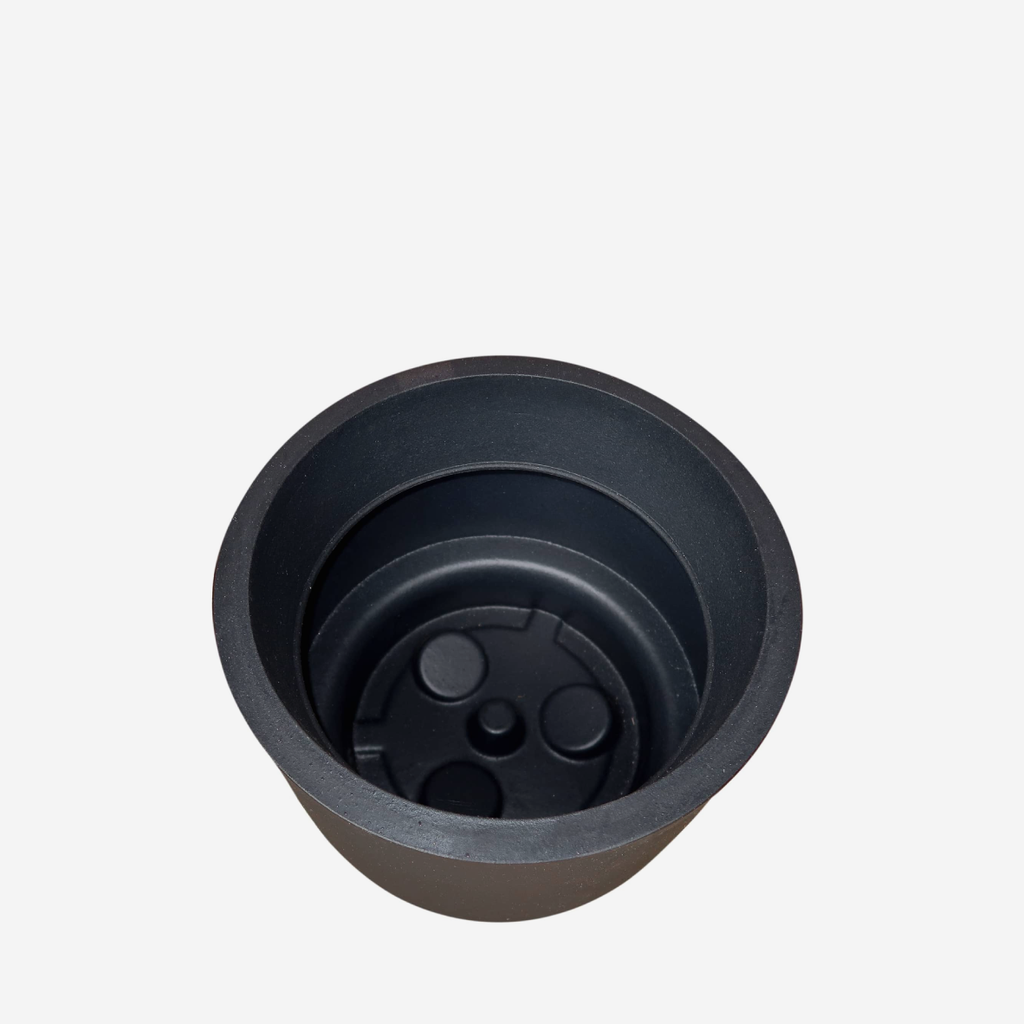 Match Planter & Saucer - Lead