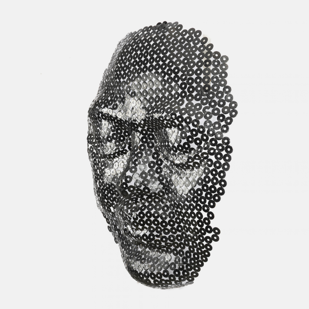Mask Sculpture Anonymity - Large | Black