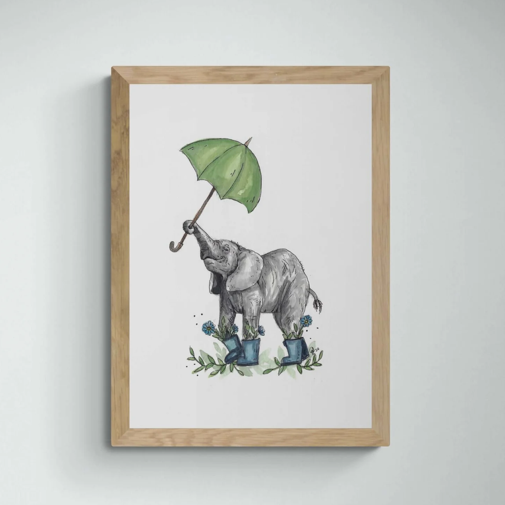 Art Poster A3 - Baby Room Set Sage 1