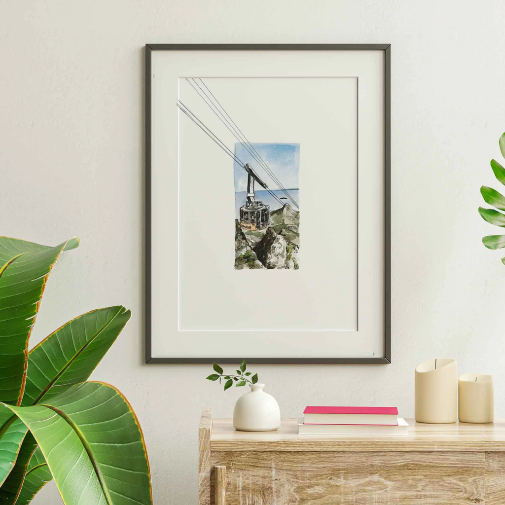 Art Poster A3 - Cable Way