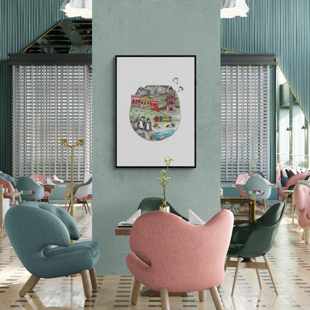 Art Poster A3 - Cape Town