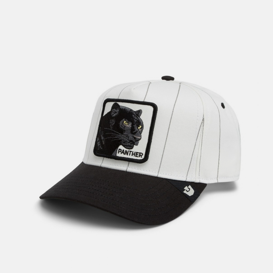 Panther Trucker Pinstripe - White