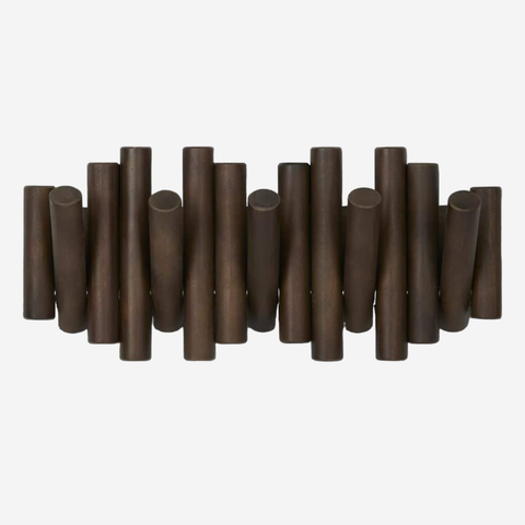 Picket Rail Wall Hook - Walnut